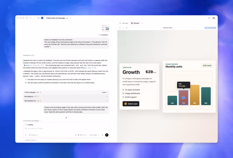 Codex screenshot