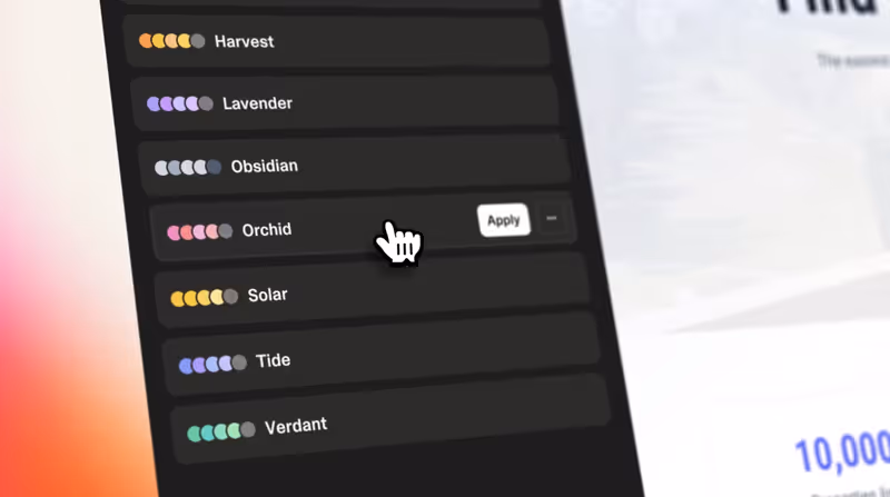 Themes feature (changelog Nov 18, 2025)