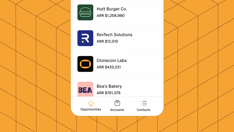Retool mobile app example for field sales