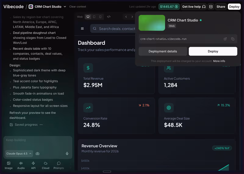 VibeCode screenshot